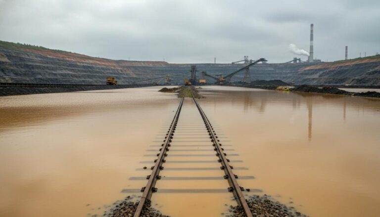 Наводнения в Австралии остановили работу угольных шахт и поставки угля